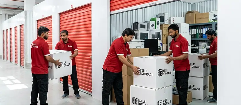 Business records box storage Dubai