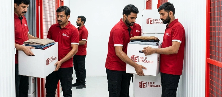 Climate controlled storage facility Dubai