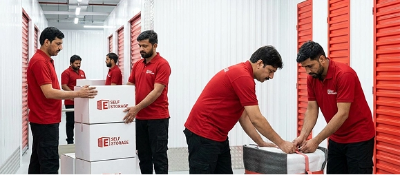Label boxes for storage retrieval Dubai