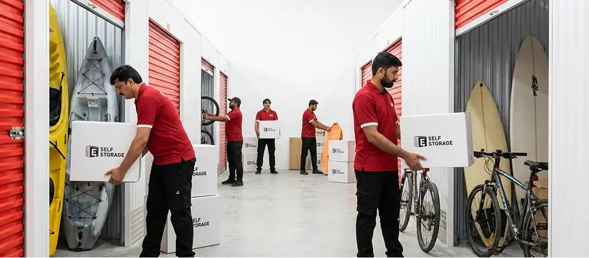 Outdoor coastal equipment storage Umm Al Quwain