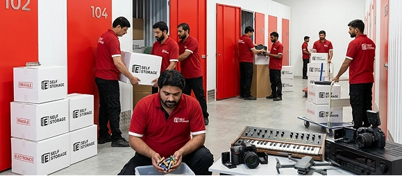 Security systems self storage Dubai